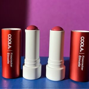 COOLA -Tinted Mineral Liplux FIRECRACKER SPF 30 Lip Balm. (Brand new)💄💄$9 each
